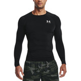 Remera Manga Larga Under Armour Hombre 1361524-001/neg