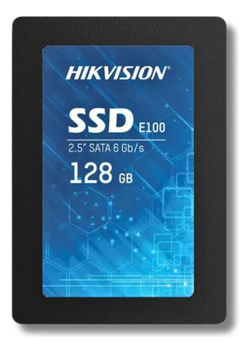 Ssd Hikvision 128gb E100 Sata 3 2,5 550/500 Mbs Hs-ssd-e100 Cor Preto