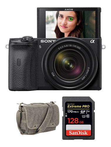 Sony Alpha A6600 Mirrorless Digital Camara Con 18-135mm Lens