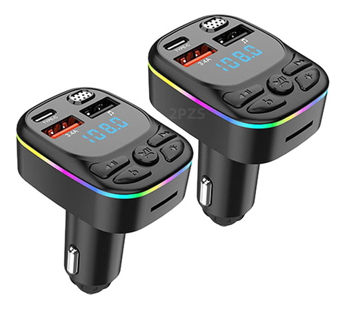 Transmisor Receptor De Audio Estéreo Fm Mp3 P/auto Bluetooth