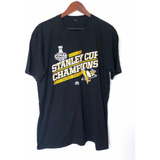 Playera Hockey Oficial Nhl Stanley Cup Champs Penguins 2016