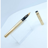 Pluma Sheaffer Targa Fuente Oro De 14k Original Vintage 