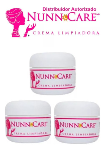 Crema Limpiadora Nunn Care 32g/1 Oz Original 3 Pack 