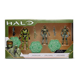 Halo 4  Spartan 3 Figure Pack - Master Chief And 2 Unsc Mari