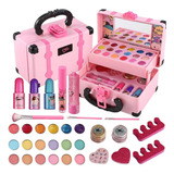 Caixa De Brinquedos Cosméticos Infantis Princess Makeup