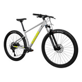 Bike Caloi Explorer Expert Super Light Shimano Cues 10v 2024 Cor Cinza-claro Tamanho Do Quadro 17   M