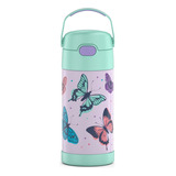 Botella Termica Infantil Thermos - Premium Color Lila Mariposas