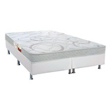 Cama Box Queen: Colchão Espuma D33 Castor  Sr Victory + Bas