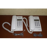 3 Teléfonos Panasonic Kx-t7703 Con Identificador D Llamadas