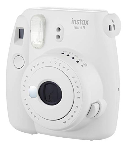 Cámara Instantánea Fujifilm Instax Mini 9, Blanco Ahumado