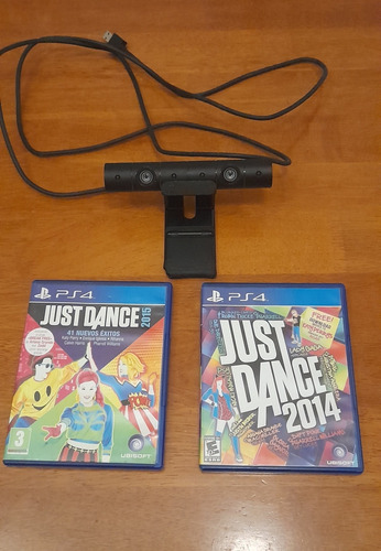 Playstation Camera Ps4 + 2 Juegos De Just Dance