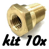 Kit 10 Conexões Gás P/ Botijão Automática P13 3/4 5/8