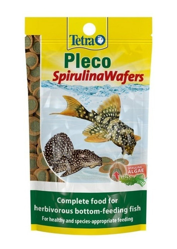 Tetra Spirulina Pleco Wafers 150gr Comida Cuchas Acuario