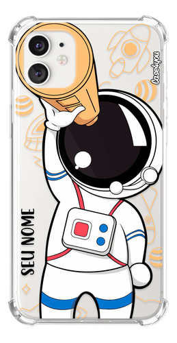 Capa Capinha Com Nome Personalizada Astronauta 1