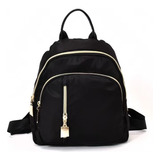 Mochila De Moda Para Mujer, Bolso Negro