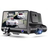 Video Camara Dvr Para Carro 3 Lentes Frontal Reversa Interno