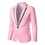 Blazer Slim Fit Casual Para Hombre