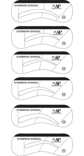 Stencil Para Cejas - Andrea Pellegrino