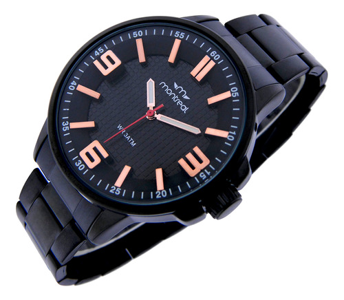 Reloj Montreal Hombre Ml1787 Malla De Acero Inoxidable