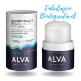 Desodorante Alva Cristal S/ Alumínio 120g 100% Natural  Bio