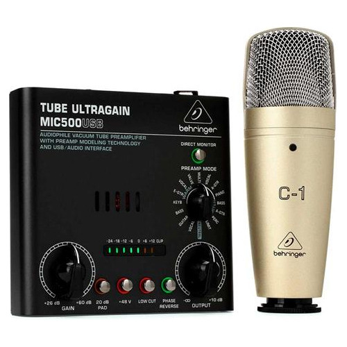 Behringer Set De Grabación Voice-studio Mic Y Amplificador