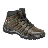 Bota Botina Coturno Azimute Brasil 926 Adventure Couro