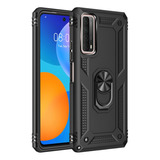 Funda Uso Rudo Anticaída Con Anillo Para Huawei P Smart 2021