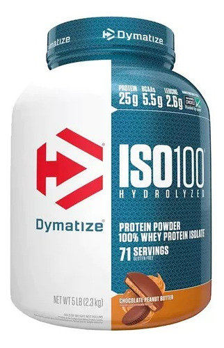 Proteina Iso 100 Dymatize Hidrolizada 5 Lbs