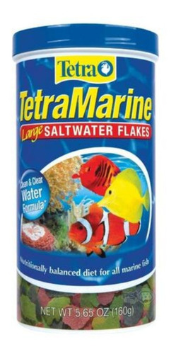 Tetra Marine 80gr Escamas Marinos Cirujano Payaso Polypteram