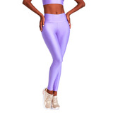 Calça Legging Cajubrasil Roupa De Academia Ginástica Roxo