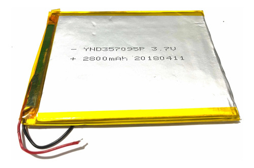Batería Tablet Avh Excer M-3 2800mah 3.7v 10x7cm 2 Cables