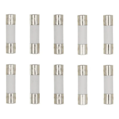 10 Piezas Fusible Ceramico 5 Amp 250v 5x20mm Fusión Rapida