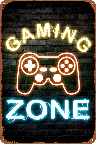 Chapas Gamer P/ Niños Y Adolescentes 15x20 Gaming Zone 