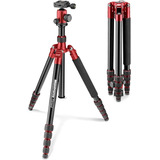 Tripode Profesional Para Camaras | Manfrotto / Rojo