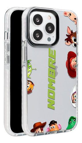 Funda Para iPhone Toy Story Personajes Personalizada Nombre