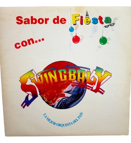 Swingbaly Sabor De Fiesta Disco De Vinilo Lp Cumbia Bolivia