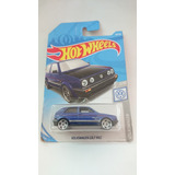 Hot Wheels 2017 Volkswagen 7/10 Golf Mk2 Azul Brilla 68/250