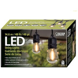 Tira Luces En Serie Led Estilo Vintage Exterior 14.6m Feit®