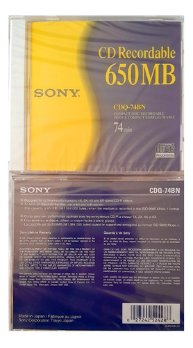 Pack 16  Cd Virgen Sony Made In Japan