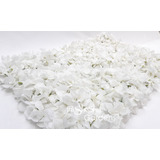 Panel De Flores Artificiales /jardin Vertical N° 90014 Blanc