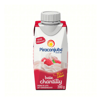Creme Chantilly Piracanjuba Caixa 200g | MercadoLivre