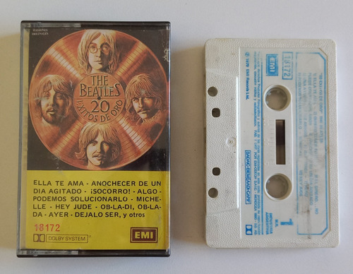 Cassette Original The Beatles 20 Exitos De Oro En Olivos Zwt