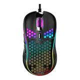 Mouse Gamer Profesional Usb Yelandar Dk2 6000dpi Luces Rgb