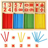 Kutoi Bloques De Números Y Palos | Juguetes Montessori Par.