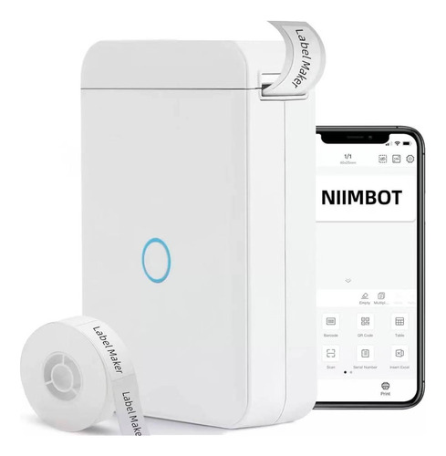 Impressora Etiqueta Niimbot D110 Bluetooth Termica+1 Rolo