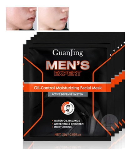 Máscarilla Facial Hidratación Profunda Para Hombre Pack 15