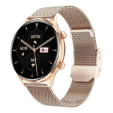 Reloj Smart Watch Carrello Ak50 Llamadas Fitness Bt - Gold