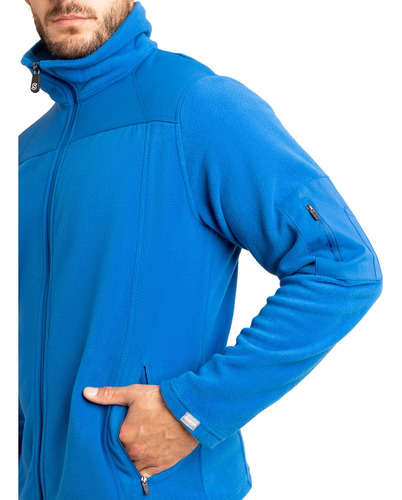 Polar Hombre Scorpi Microfleece Azul Rey Uniformes Clínicos