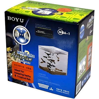 Acuario Boyu Beteira Losango MBA-1 Pecera 1L Mini Pecera Betta | MercadoLibre