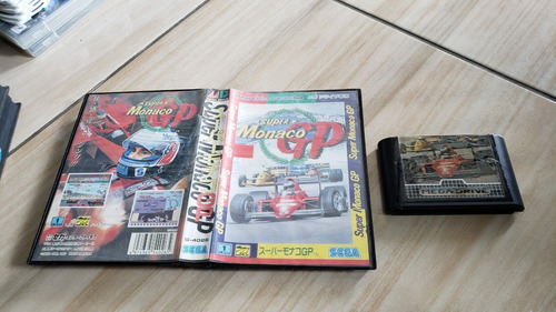 Super Monaco Gp Na Caixa Do Mega Drive. M1